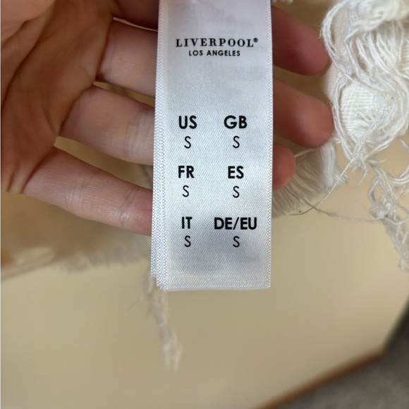 Liverpool White Denim Jacket - Picture 4 of 9